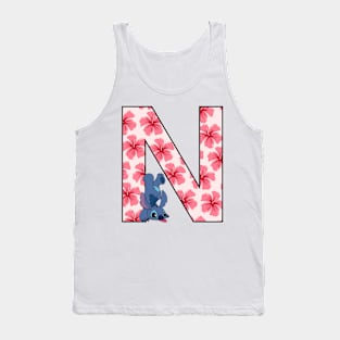 Stitch letter Tank Top